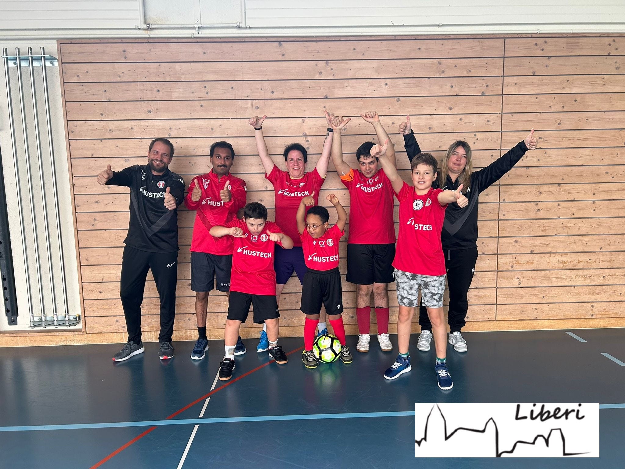 Foto di gruppo dell’HC Prättigau-Herrschaft